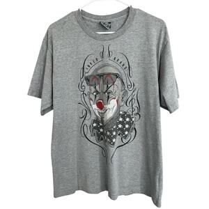 Vintage Joker Brand Shirt Size Large 90s Made In USA Gangster Chicano Lowrider